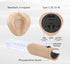 HAANGWAN Set 2, ClosetWhite Motion Sensor Night Lights Indoor, Rechargeable Night Lights Wall Sconces Wooden of Battery