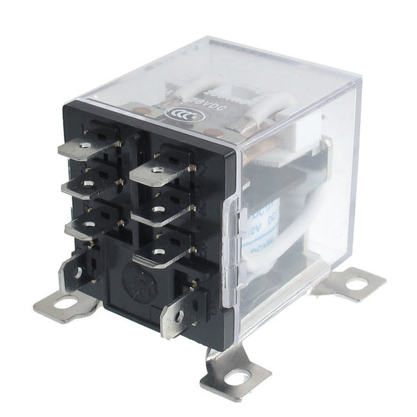 URBEST 8 Pin JQX-12F 2Z DC 12V 30A DPDT General Purpose Power Relay for Remote Control