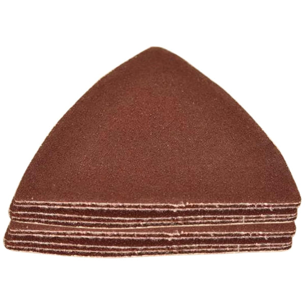 80 Grit Triangular Multitool Sandpaper 80mm for Wood Sanding, Pack of 20, Fit 3-1/8 Inch Oscillating Multi Tool Pads