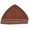 80 Grit Triangular Multitool Sandpaper 80mm for Wood Sanding, Pack of 20, Fit 3-1/8 Inch Oscillating Multi Tool Pads