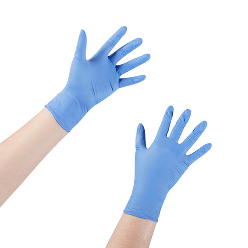 McKesson Confiderm 3.5C Nitrile Exam Gloves, Non-Sterile, Powder-Free, Blue, Small, 200 Count