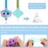Firesara Training Grips, Original Owl Three Fingers Fixed Pencil Correction Grips for Kids Handwriting Posture (6PCS)