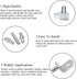DYWISHKEY 5 100PCS Styles Shelf Pins Kit, Nickel Plated Shelf Bracket Pegs Cabinet Furniture Shelf Pins Support
