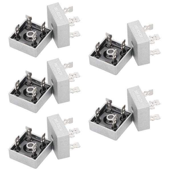 10Pcs Bridge Rectifier Diode, KBPC3510, AC to DC, 1000V 35A, Full Wave Single Phase