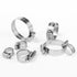 LOKMAN 20 Pack Stainless Steel Hose Clamp, Adjustable 3/8'' - 5/8'' for Plumbing and Automotive