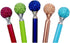 Gullor 5PCS Diamond Ball Retractable Ballpoint Pen, Bling Metal Pens, Multicolor Set