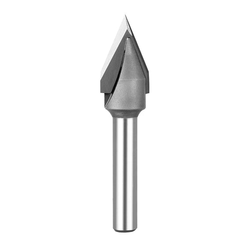 SpeTool 45 Degree V Groove Router Bit Carbide Tip V Bit with