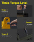 25-Piece 1/4'' 1500mAh HOTO Upgraded Electric Screwdriver Kit, Hex, Magnetic Lid, Rechargeable Cordless Screwdriver