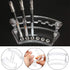 Clear Plastic Pen Holder Display Stand - 4 Pack, 6-Slot Organizer for Home Office & Store Use