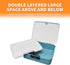 Lockable Storage Container Bin, 4.2 Gallon Heavy Duty Plastic Organizer Box with Combination Lock, Usable for Item or