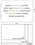 GVMGVM Funny & Sarcastic Thank You Card, Humorous Thank You Card for Doctor Nurse Teacher Boss Coworker Friend