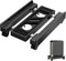 CABTE Adjustable Computer Tower Stand, Mobile CPU Stand with 4 Rolling Caster Wheels,