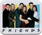 Friends It's All about Friends Low Profile Thin Mouse Pad, Rubber Mousepad