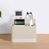 Poeland Desktop Storage Organizer Pencil Card Holder Box for Desk, Office Supplies, Vanity Table Tan
