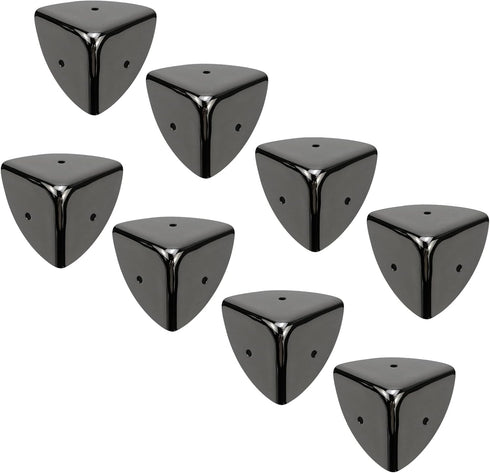 T Tulead Iron Corner Protectors Black Decorative Box Edge Cover 39mm/1.53" Box