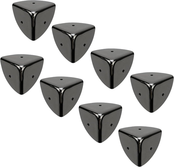 T Tulead Iron Corner Protectors Black Decorative Box Edge Cover 39mm/1.53" Box