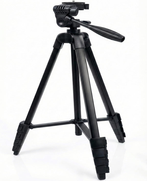 VulcanForge 17"-63" Aluminum Tripod for Laser Level, 1.5lb Lightweight, 3D Pan Tilt with