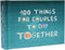 Infmetry 100 Things for Couples to Do Together, Valentine's Day Gifts for Him, Her, Newlyweds, Funny Wedding Gifts