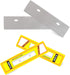 4 inch 100pcs WRAPXPERT Scraper Blade Replacement Razor Blades for Cleaning Glass Wall Windows Stove