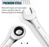 SORAKO 10mm Ratcheting Combination Wrench, Chrome Vanadium Steel Gear Wrench, Industrial Grade Cr-V Steel Gear Spanner, Household Garage Tools(10mm/Metric) by SORAKO