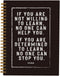 ZIG ZIGLAR Quote Lined Hardcover College Ruled Spiral Notebook Journal for Work Notes, Journaling 5.5×8.3 Inch,