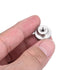 uxcell M4-0.7 Knurled Thumb Nuts, 20Pcs 304 Stainless Steel High Head Locking Nuts, Silver