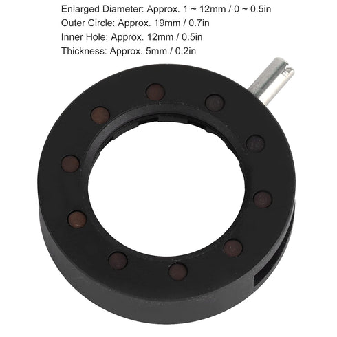 M4 SK12 1~12mm Iris Diaphragm Mechanical Adjustable Manual Aperture Lens Mechanical for Digital Camera