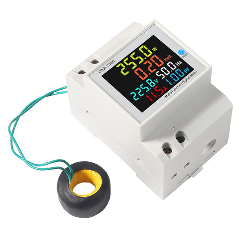 Electricity Single Phase Energy Meter Tester, AC 110V 40V-300V 100A Ampermeter, Power Voltmeter, Multimeter with