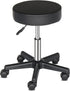 Hikarinowa Modern Round Rolling Stool Chair,PU Leather Swivel Adjustable Rolling Stools,Office Drafting Chairs,Ergonomic