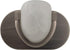 RecPro 12V RV Wall Sconce Brushed Nickel with Frosted Sconce