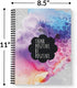 Softcover Think Positive Motivational Spiral Notebook, 8.5" x 11", 120 College Ruled Pages, Durable Gloss Laminated