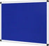 VIZ-PRO Felt Notice Board Blue, 36 X 24 Inches with Silver Aluminium Frame