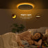 12in Dimmable 2400LM 3000K/4000K/5000K Matane Flush Mount Ceiling Light Fixture with Night Light, Selectable, LED