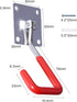 HAISHINE Garage Hooks, Adjustable Heavy-Duty Utility Hooks for Wall Storage, Stainless Steel with Anti-Slip Coating