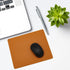 KINOPREV Home,10.2" 8.3",1 Pack Leather Mouse Pad - Wood Mouse Pads with Stitched Edge,PU Non-Slip Mouse Mat,Double