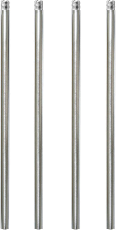 Brushed Nickel M10 Threaded Extension Rod for Pendant Light, Island Lighting, Chandeliers,lighting