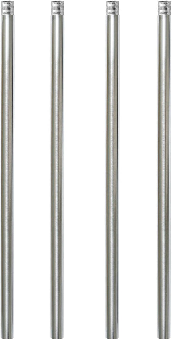 Brushed Nickel M10 Threaded Extension Rod for Pendant Light, Island Lighting, Chandeliers,lighting