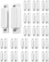 QWORK MC-31 Wired Surface-Mounted NC Magnetic Door Window Contact Sensor Alarm, Pack of 5