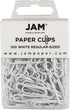 White,3 Packs 100 JAM Paper Small Paper Clips