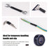 Self Fusing Silicone Tape Leak Seal - 1 In 10 Ft Black, No Adhesive Waterproof Silicon Rubber Self Amalgamating Tape