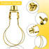 Bulb 2 Pack Lamp Shade Light Clip Adapter, Lampshade Holder Include Finial and Leveller to Securely Fit Lamp Shades