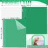 Teling 48 Pcs Clear Front Report Covers with Prongs, Plastic Presentation Folders, 3 Prong Resume Portfolio Folder for