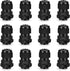 Cable Gland 12 Pack, 1/2" NPT Waterproof Adjustable Connector Strain Relief Cord Connectors with Gaskets