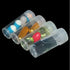 EORTA 50 Pcs 5 ML Clear Plastic Refillable Bottles with Caps, Portable Mini Empty Container for Crafts, Beads, Pills