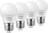 Low Wattage Light Bulbs, 1.5W LED Equivalent 15W/20W, 120V A15 Warm White 2700K, Non-Dimmable, E26 Base, 4 Pack