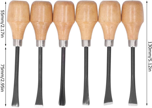 Hand Carving Tool Set - Gouges and Woodworking Chisel Set for DIY Art Craft Accessories