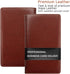 Sooez Leather Professional Business Card Book Holder Organizer - 240 Capacity Credit Card Booklet, PU Name Cards