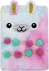 Fuzzy Plush Notebook Journal, Cute Cartoon Bear Diary for Kids, Girls, Boys Writing and Drawing (A5, 160 Lined Pages)