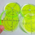 Bubble Spirit Level, 66MM Degree Marked Surface Circular Level Measuring Tool