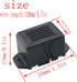 CHENJIN 2PCS 12V 400Hz Electronic Buzzer Alarm Plastic Buzzer Continuous Audible Loud Tone Piezo Alarm for Computer